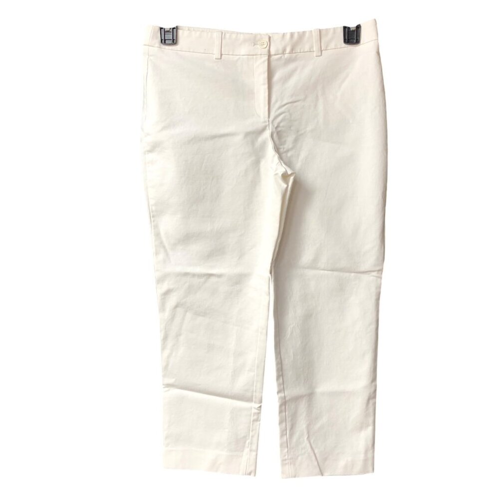 Michael Kors white Stretch capri pants Sise 6
